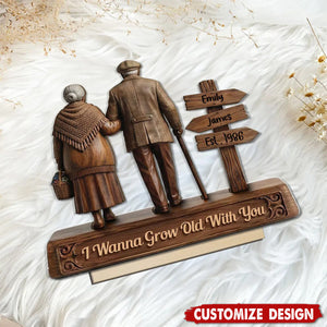 Personalized Wooden Plaque -Gift for Couple