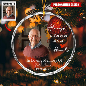 Personalized Photo Memorial Ornament