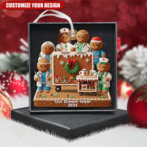 Hospital Dream Team - Personalized Nurse Acrylic Ornament