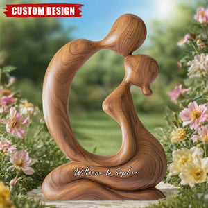 You And Me We Got This - Personalized Couple Shaped Wood Plaque