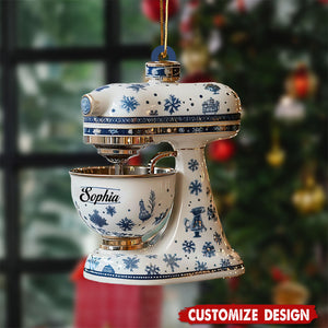 Personalized Baking Mixer Christmas Ornament
