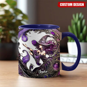 Beautiful Witch - Personalized Witch Accent Mug