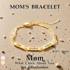 Personalized Mini Name Bar Bracelet