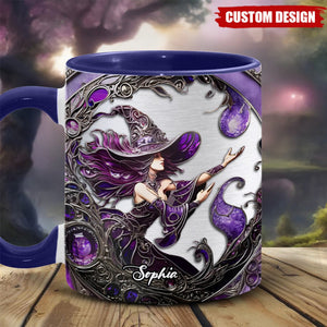 Beautiful Witch - Personalized Witch Accent Mug
