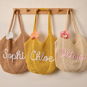 Personalized Beach Tote Bags - Mothers Day Gifts, Bridesmaid Gifts