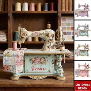 Sewing Makes Me Happy - Personalized Sewing Custom Shaped Acrylic Plaque