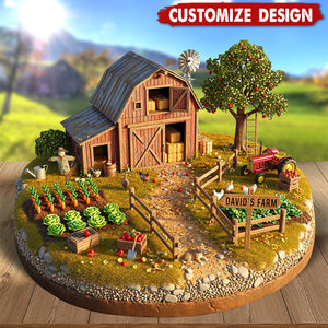 Farmhouse Acrylic Plaque - Personalized Gifts For Farmers