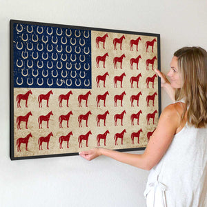 July 4th Horse Poster-Gift For Horse Lovers