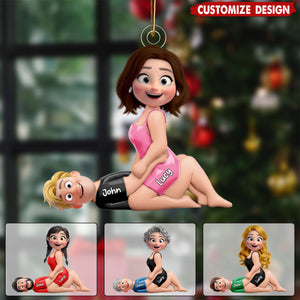 Personalized Naughty Couple Ornament