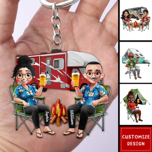 Making Memories One Campsite At A Time-Personalized Keychain