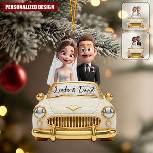 Personalized Anniversary Wedding Couple Ornament-Gifts For Couple