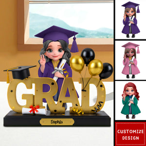 Graduation Gift - Personalized Graduation Shaped Acrylic Plaque