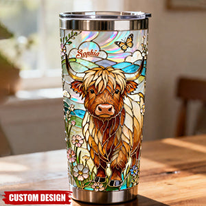 Love Highland Cows - Personalized Highland Cow Tumbler