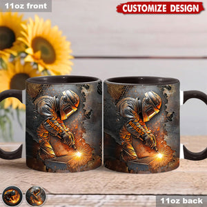 Personalized Welder Mug - Gift For Welder Man