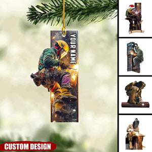 Personalized Ironworker Christmas Ornaments Ornaments - Gifts For Iron Worker-2024 New Release