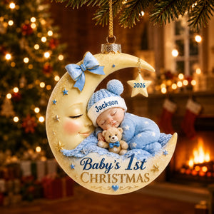 Personalized Baby First Christmas Acrylic Ornament