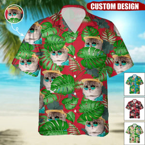 Upload Pet/Couple/Family Photo Hawaiian Shirt
