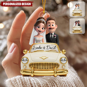 Personalized Anniversary Wedding Couple Ornament-Gifts For Couple