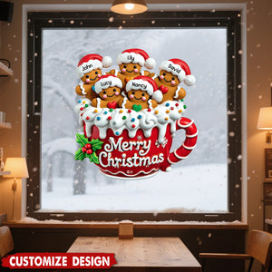 Merry Christmas - Personalized Decal/Sticker, Gift For Family - 2025 New Release