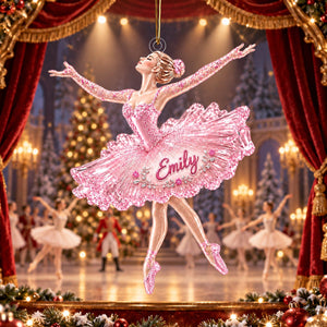Personalized Ballerina Acrylic Ornament,Gift for Her