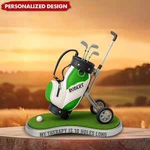 Golf Therapy Acrylic Plaque-Personalized Gifts For Golf Lovers