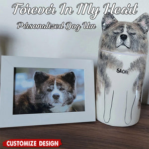 Forever In My Heart-Personalized Dog Urn- Multipurpose Box-Made To Order