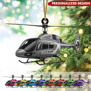 Personalized Helicopter Ornament-Gifts For Pilot Captain-New Release