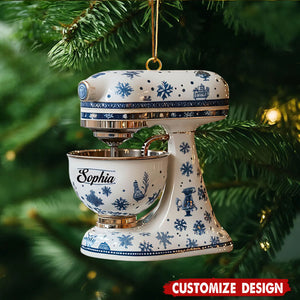 Personalized Baking Mixer Christmas Ornament