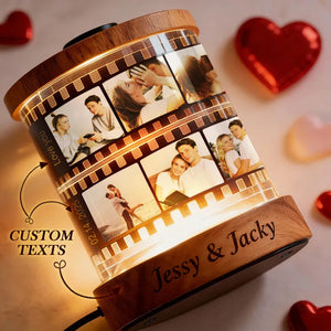 Personalized Music Film Night Light - Gift For Couples