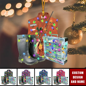 2024 New Release Personalized Fishing Christmas Ornaments-Gift For Fishing Lover