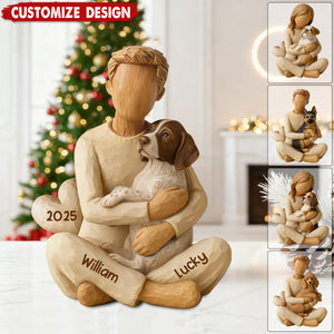 With My Dog - Personalized Acrylic Plaque - Gift For Dog Lovers