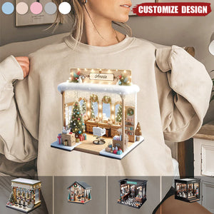 Personalized Hair Salon Sweatshirt - Gift For Hairdresser