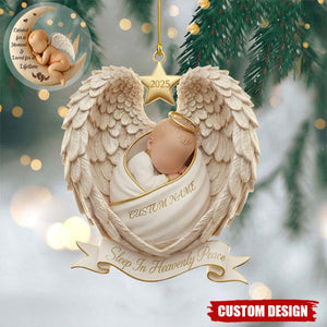 Personalized Baby Memorial Ornament - Gift for Baby Loss