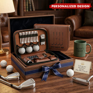 Best Dad By Par, Best Grandpa By Par-Personalized Golf Bag