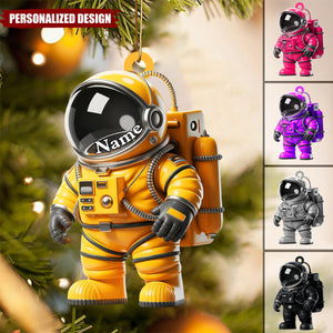 Personalized Astronaut Christmas Ornament-Gift For Astronaut Lover