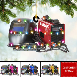 Personalized Welder Christmas Ornament - 2024 New Release