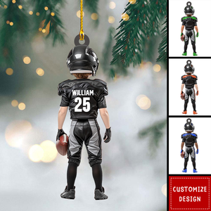 Global Shipping-Personalized Kid American Football Ornaments -Gifts For American Football Lovers - New Release