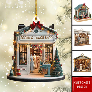 Personalized Tailor Shop Christmas Ornament-2024 New Release