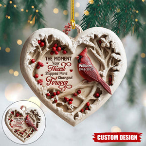 Personalized Cardinal Memorial Ornament