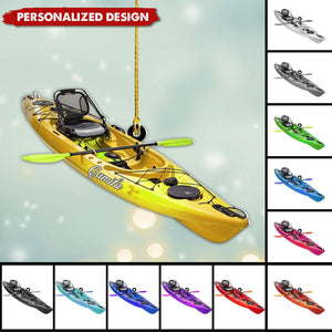 Personalized Kayak Ornament-Gifts For Water Sports Enthusiasts