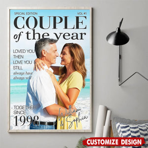 Choosing You Feels So Right - Personalized Couple Poster - Anniversary Wedding Gifts For Husband And Wife