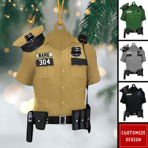 Personalized Police Ornaments - Gift For Police - 2024 New Release