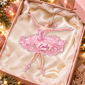 Personalized Ballerina Acrylic Ornament,Gift for Her