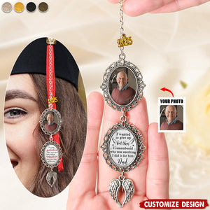 Personalized Class Of 2025 Graduation Tassel Photo Charm