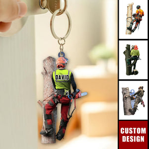 Personalized Arborist Keychain- New Release