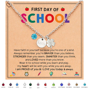 Personalized Schoolchild 2025 Necklace-Back To School Gift
