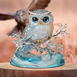 Elegant Owl Acrylic Plaque