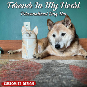 Forever In My Heart-Personalized Dog Urn- Multipurpose Box-Made To Order