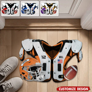 Personalized American Football Doormat/ Rug - Gift For American Lovers