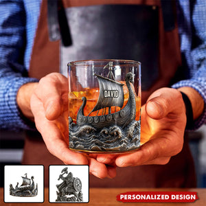 Viking Spirit - Personalized Viking Whiskey Glass